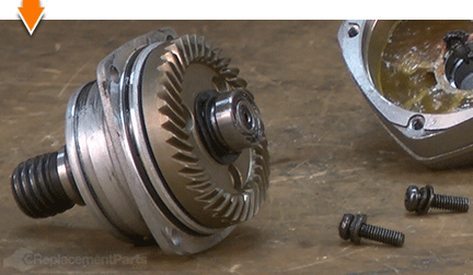 Remove the bearing box