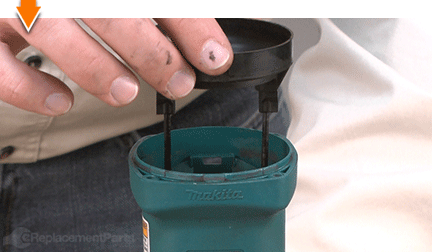 Install the baffle plate