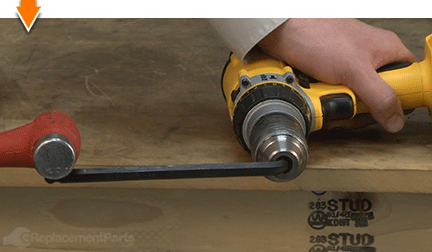Position the drill