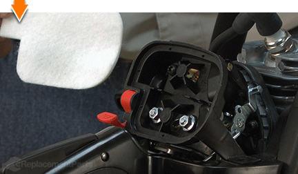 Remove the air filter