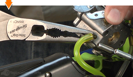 Pull the intake line