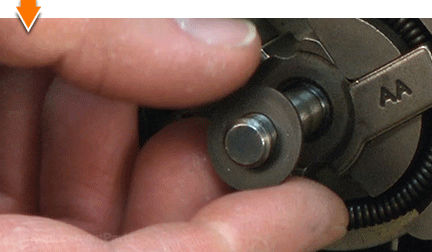 Remove the small washer