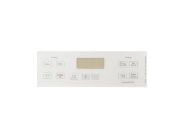 11773556-1-M-GE-WB07X22600-FACEPLATE GRAPHICS (White)
