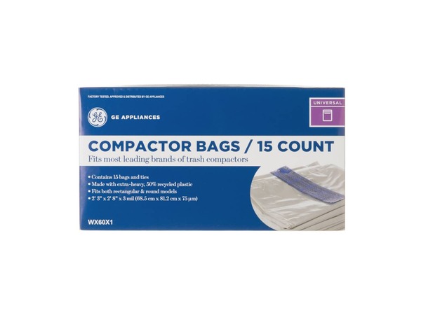 257990-1-M-GE-WC60X10001        -Compactor Bags - Box of