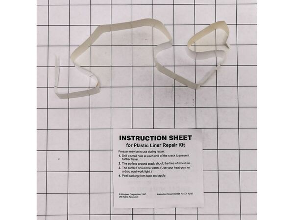 376590-1-M-Whirlpool-482395            -Refrigerator Liner Crack Repair
