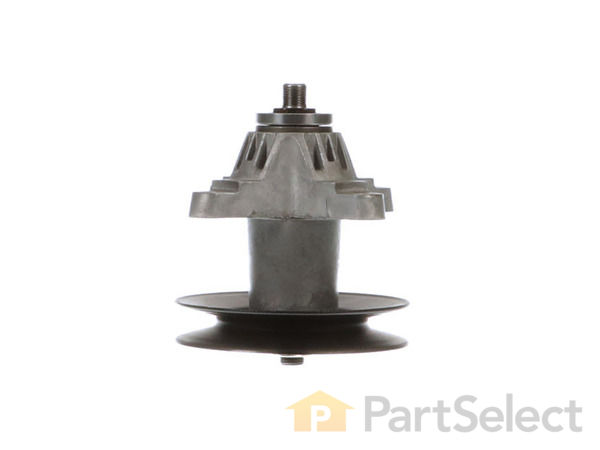 12087458-1-S-MTD-918-04125C-Lawn Mower Spindle And Pulley Assembly 360 view